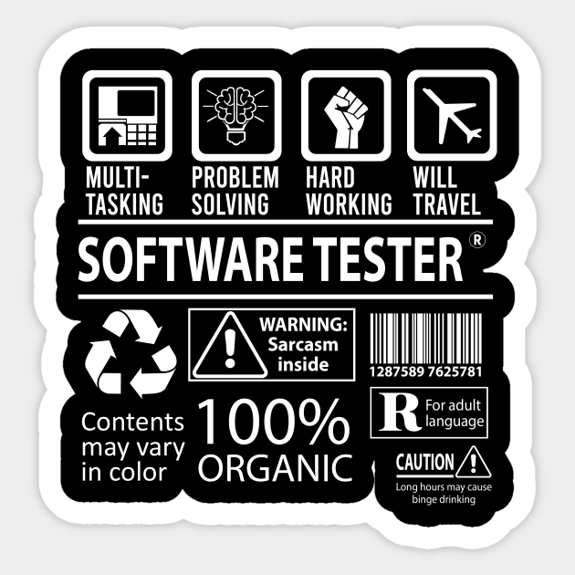 software tester t shirt